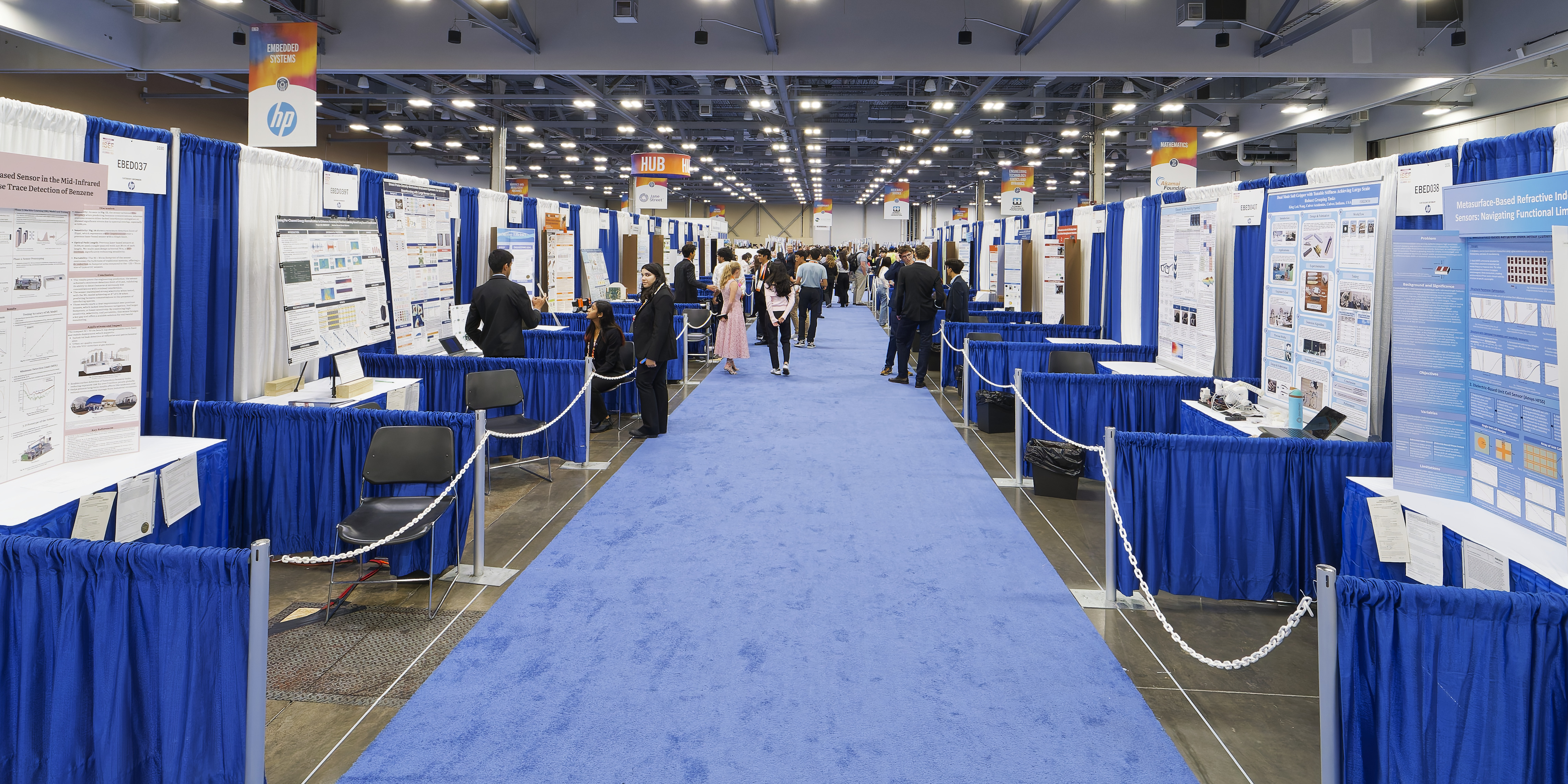 Students at science fair